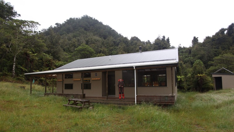 Nicky at Waitawheta Hut