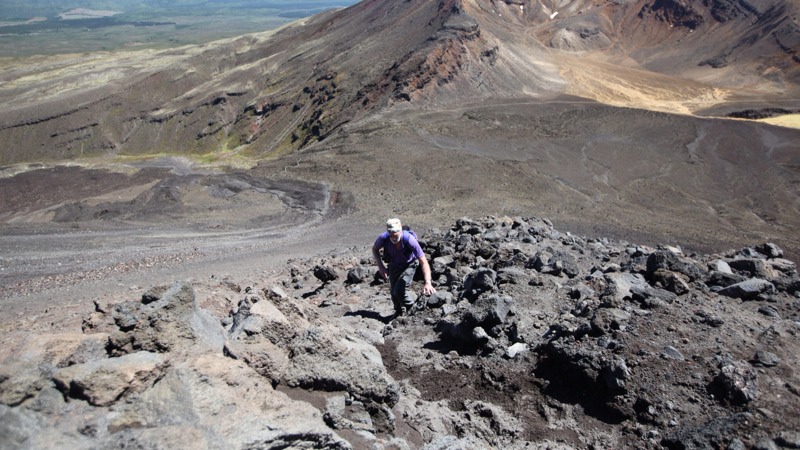 Climbing Mount Ngauruhoe