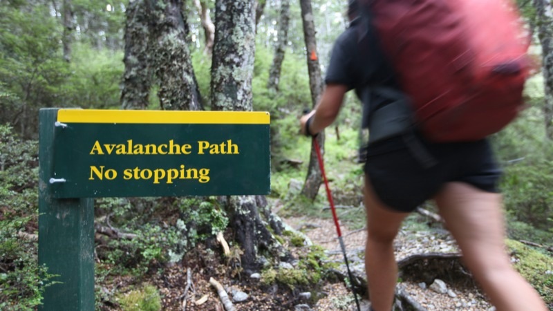 Avalanche Path. No Stopping!