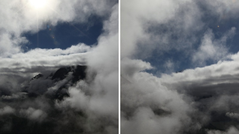 Tantalising Glimpses ( cloud diptic )