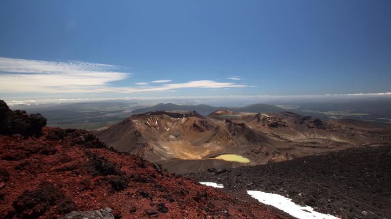 The View Over Tongariro National Park
